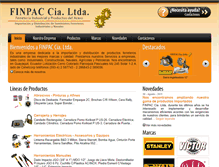 Tablet Screenshot of finpacecuador.com
